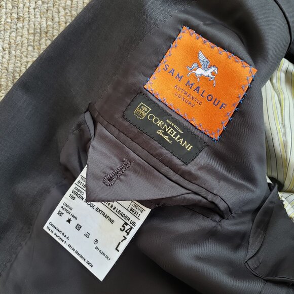 Corneliani Leader 2 Piece Suit Men's 44L READ - Picture 2 of 16